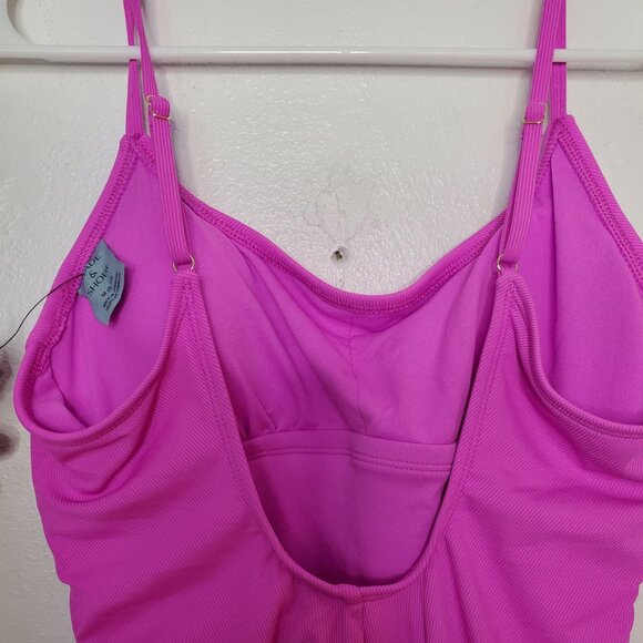 Shade & Shore Women's One-Piece Swimsuit Adjustable Straps Ruched Sides Medium ( - Picture 7 of 10